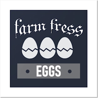 farm fress eggs Posters and Art